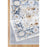 Conrad Home Cambridge 2'7" x 7' Trad Runner, Off-White Medallion