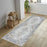 Conrad Home Cambridge 2'7" x 7' Trad Runner, Off-White Medallion