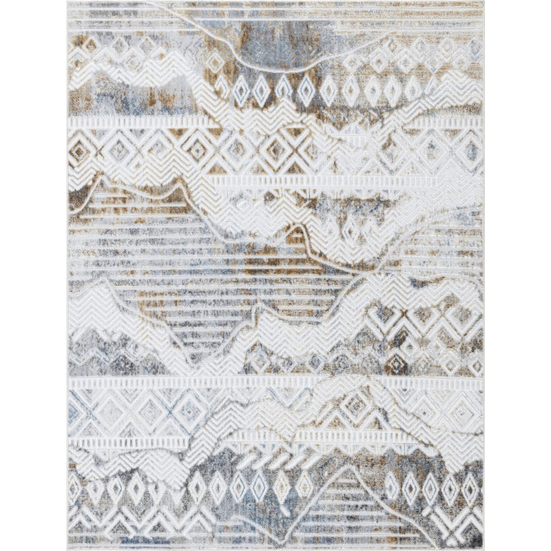 Conrad Home Cambridge 5'3' x 7' Rug, Off-White Vintage/Abstract