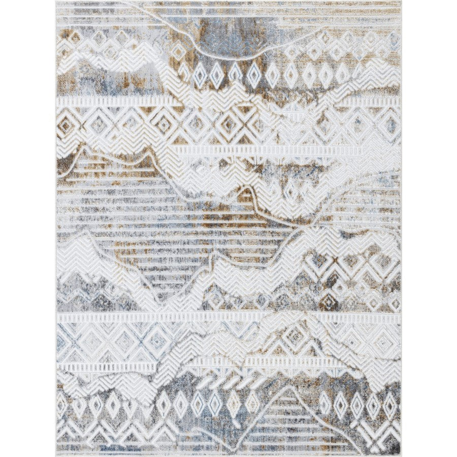 Conrad Home Cambridge 5'3' x 7' Rug, Off-White Vintage/Abstract - CAM80065-7