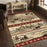 Conrad Home Cabin Life 7'10'' x 10'3'' Lodge Rug, Cream Mtn/Lake