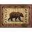Conrad Home Cabin Life 2'7'' x 7'3'' Lodge Runner, Red SW/Bear - CBL30072-7