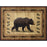 Conrad Home Cabin Life 2'7'' x 7'3'' Lodge Runner, Black SW/Bear - CBL30102-7
