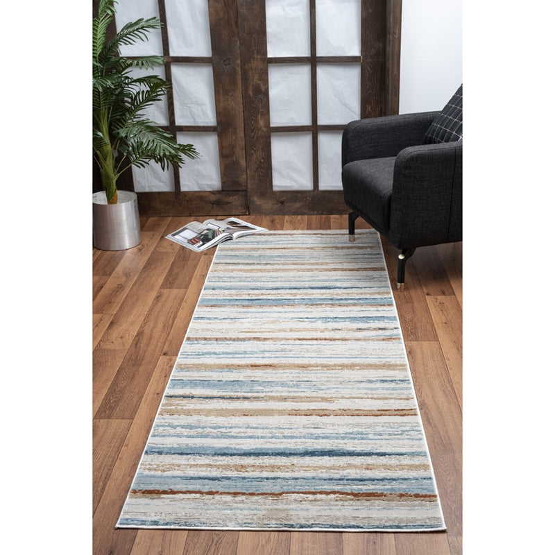 Conrad Home Concepts 2' x 3' Abstract Area Rug, Ivory Abstract