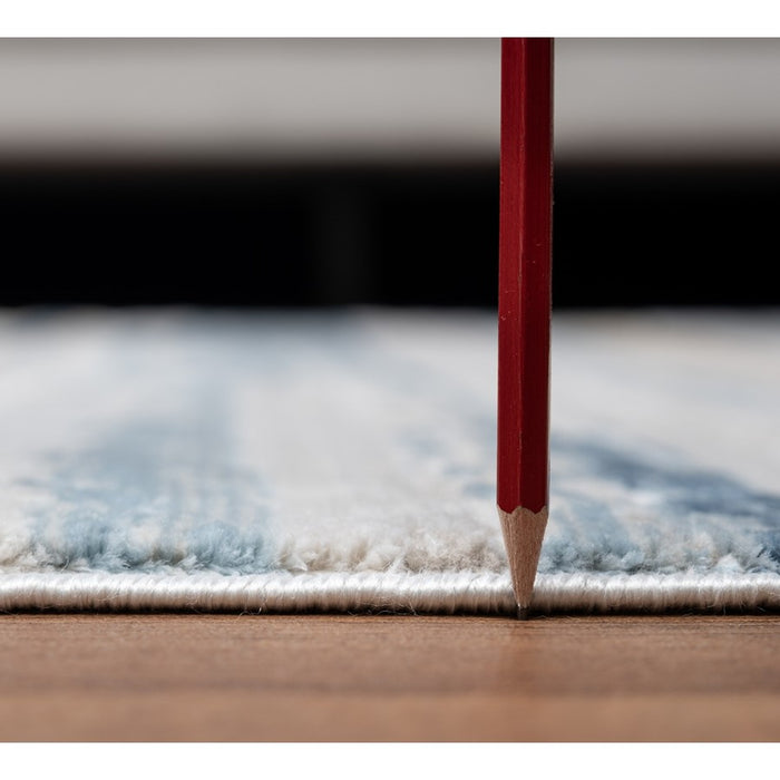 Conrad Home Concepts 2'7'' x 7'3'' Abstract Runner, Ivory Abstract