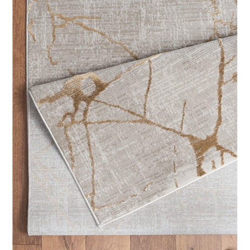 Conrad Home Concepts 2' x 3' Area Rug, Beige Abstract/Marble