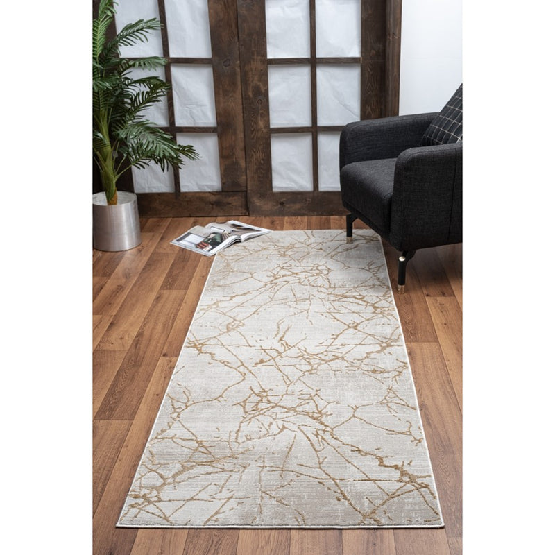 Conrad Home Concepts 2' x 3' Area Rug, Beige Abstract/Marble
