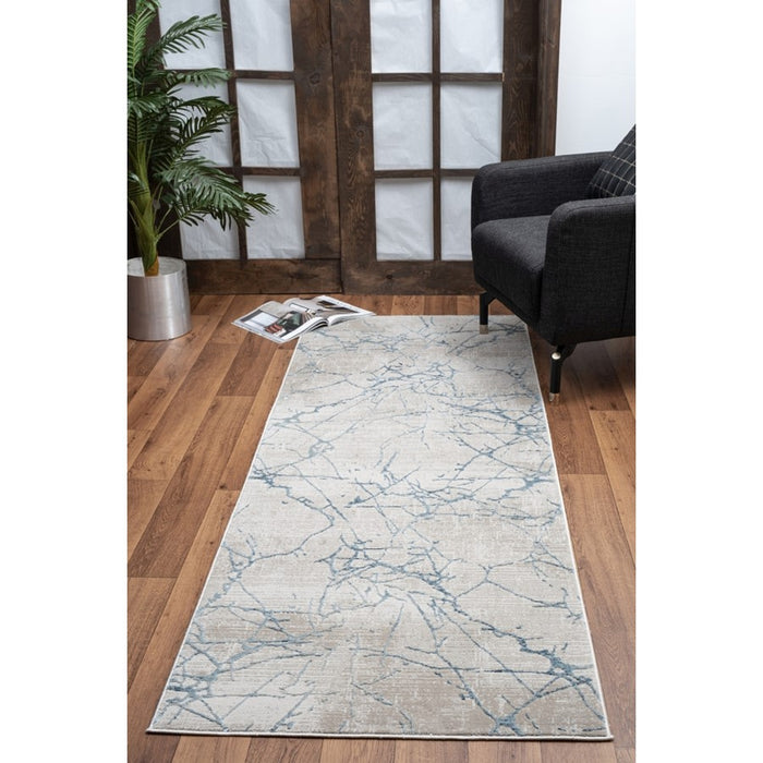 Conrad Home Concepts 5'3'' x 7'3'' Area Rug, Beige Abstract/Marble