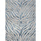 Conrad Home Concepts 2'7''x7'3'' Abstract Runner, Blue Animal Skin - CNC60062-7
