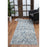 Conrad Home Concepts 5'3'' x 7'3'' Abstract Rug, Blue Animal Skin