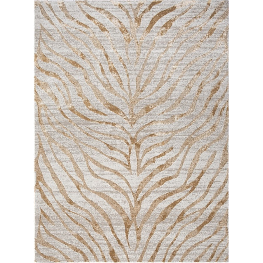 Conrad Home Concepts 7'10''x10'3'' Abstract Rug, Gold Animal Skin - CNC60078-10