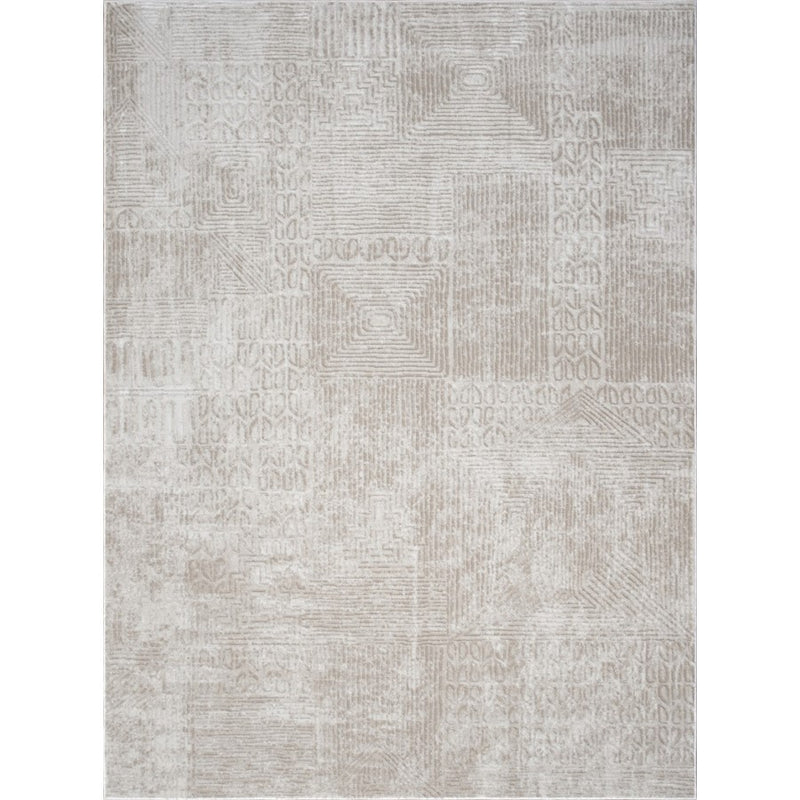Conrad Home Concepts 2' x 3' Abstract Rug, Beige Abstract/Tonal