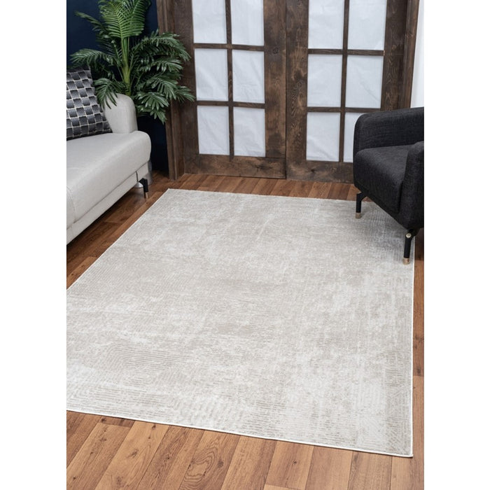 Conrad Home Concepts 2' x 3' Abstract Rug, Beige Abstract/Tonal