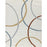 Conrad Home Cozy Shag 5'3' x 7' Shag Area Rug, Ivory Modern/Circles - CZY10015-7