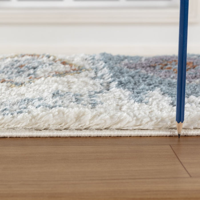 Conrad Home Cozy Shag 7'10" x 9'10" Area Rug, Ivory Southwest