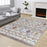 Conrad Home Cozy Shag 5'3' x 7' Shag Area Rug, Ivory Southwest