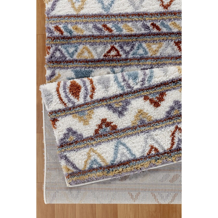 Conrad Home Cozy Shag 7'10" x 9'10" Shag Area Rug, Ivory Southwest