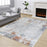 Conrad Home Cozy Shag 5'3' x 7' Shag Area Rug, Grey Abstract