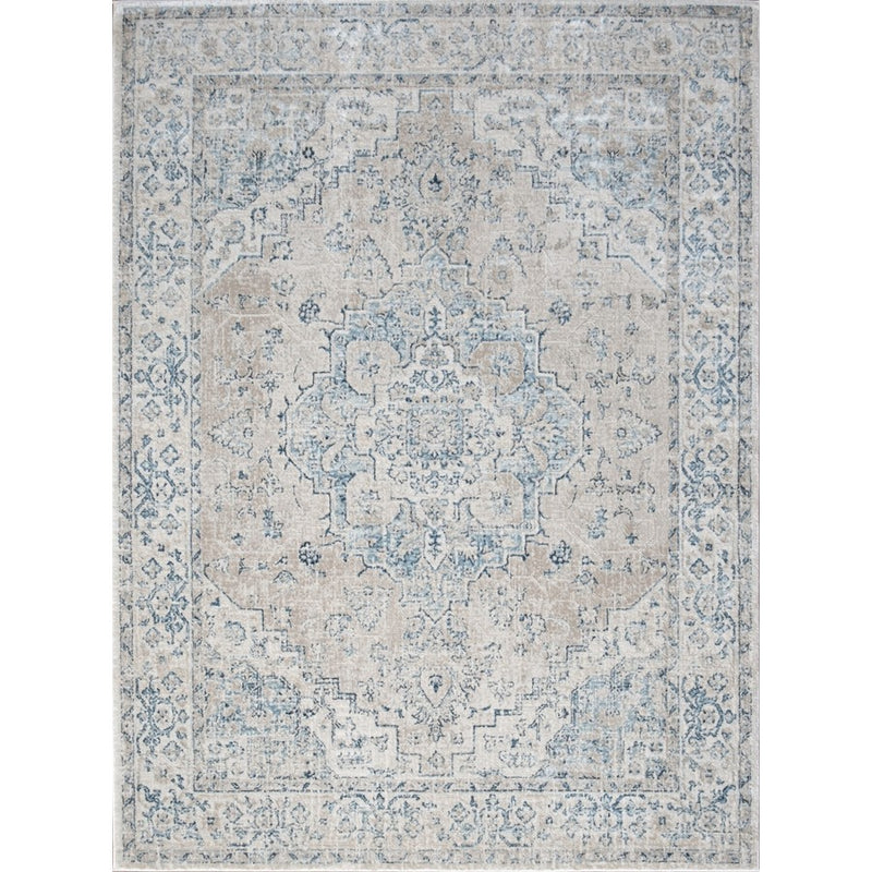 Conrad Home Generations 2' x 3' Trad Rug, Beige Medallion