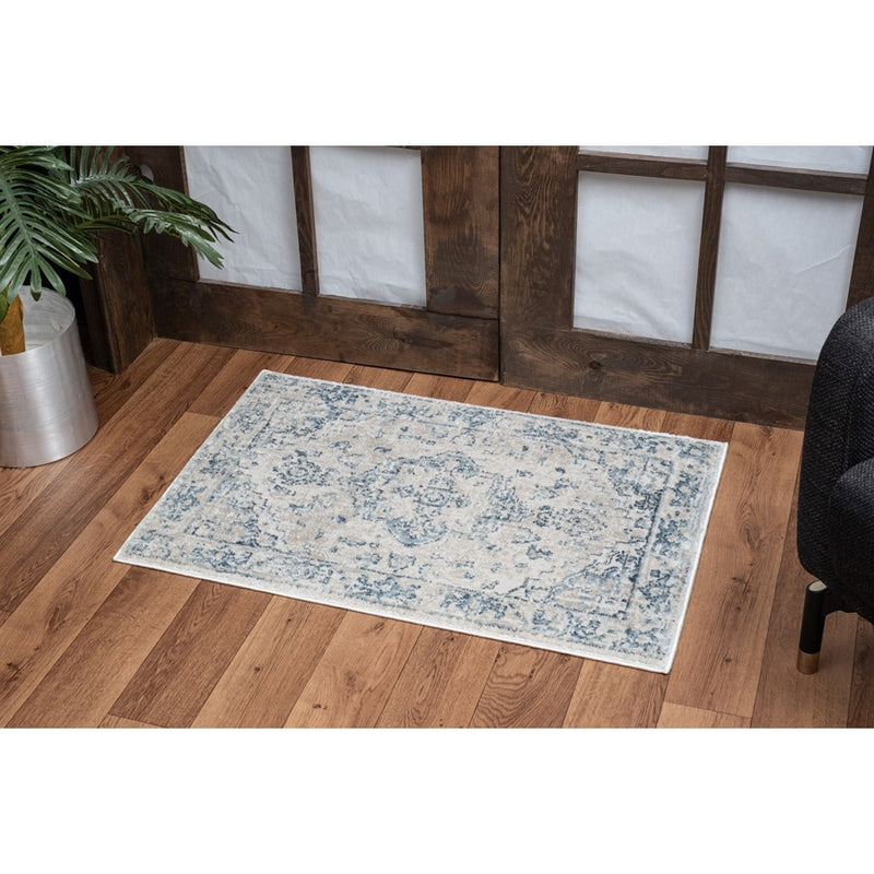 Conrad Home Generations 2' x 3' Trad Rug, Beige Medallion