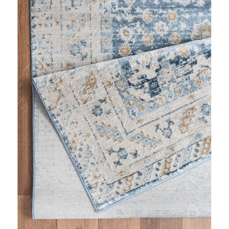 Conrad Home Generations 2' x 3' Trad Rug, Navy Medallion/SW