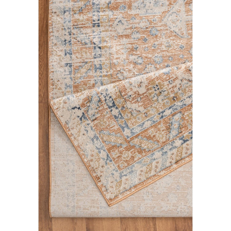 Conrad Home Generations 2' x 3' Trad Rug, Rust Medallion/SW