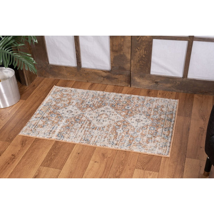 Conrad Home Generations 5'3'' x 7'3'' Trad Rug, Rust Medallion/SW