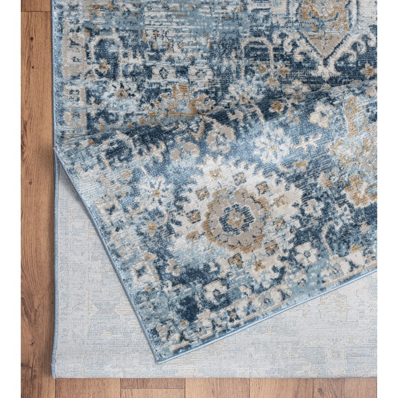 Conrad Home Generations 7'10'' x 10'3'' Rug, Navy Trad/All Over