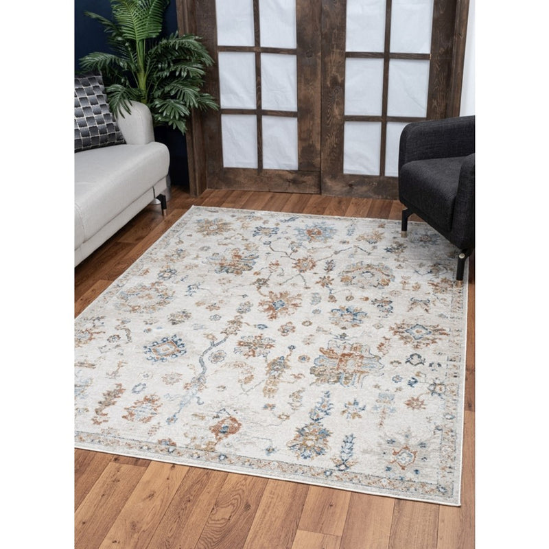 Conrad Home Generations 2' x 3' Trad Rug, Ivory Trad/All Over