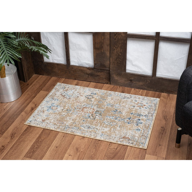 Conrad Home Generations 2' x 3' Trad Rug, Gold Trad/All Over