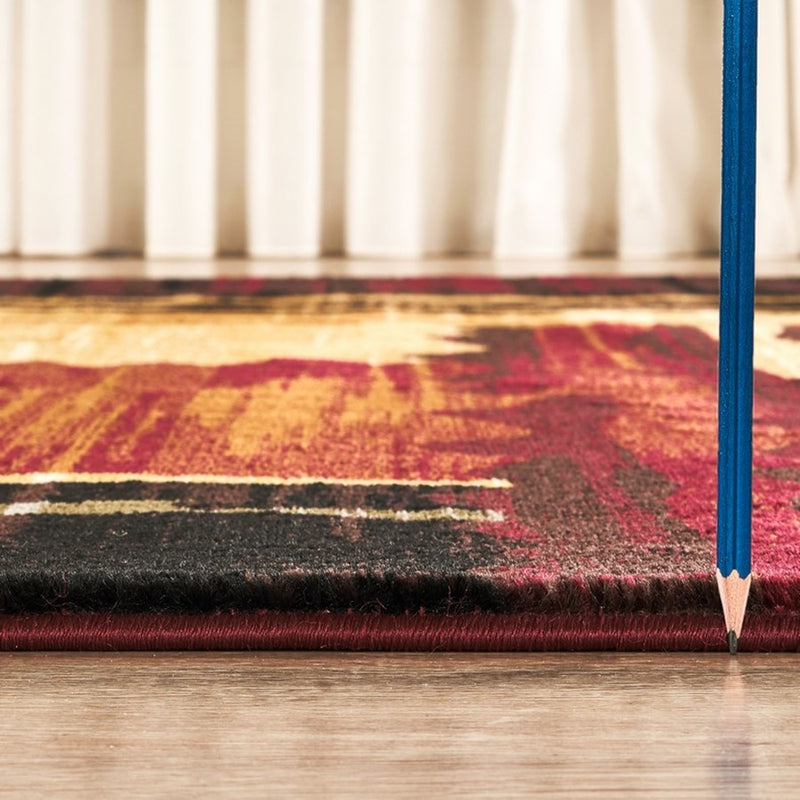 Haus Appeal Delight Stripes 7'10" x 10'3" Area Rug, Multi