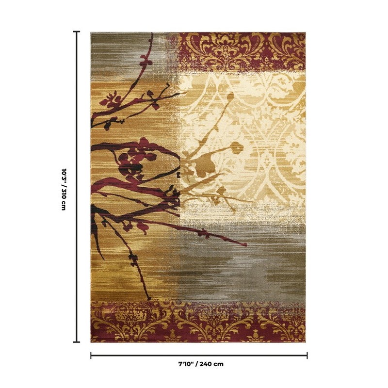 Haus Appeal Delight Nature 7'10" x 10'3" Area Rug, Multi