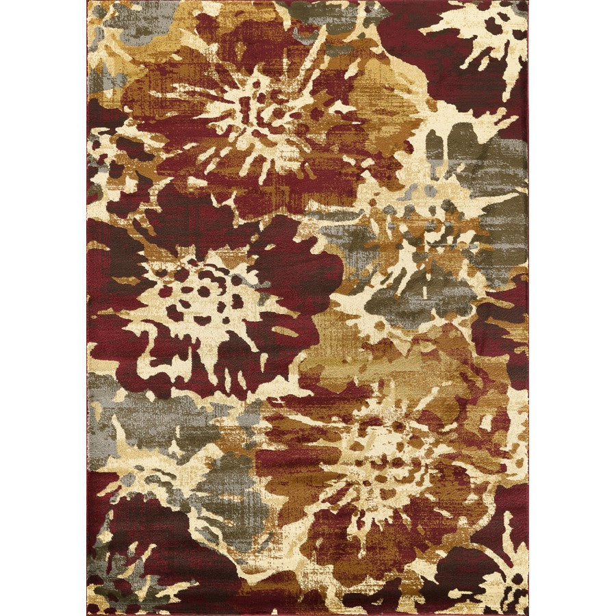 Haus Appeal Delight Flower 5'3'' x 7'3'' Area Rug, Multi - HA-BLI60645-7