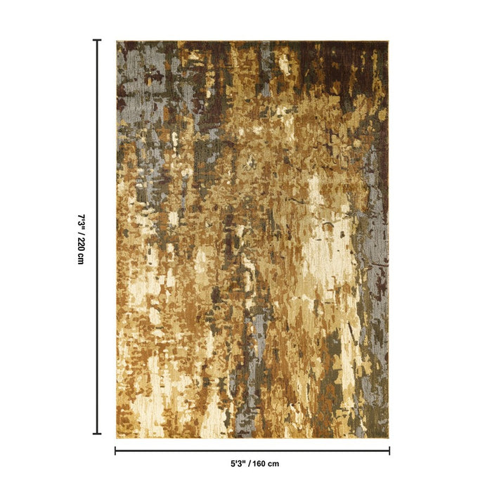 Haus Appeal Delight Earthy 5'3'' x 7'3'' Area Rug, Multi