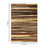 Haus Appeal Ambiance 5'3'' x 7'3'' Area Rug, Multi
