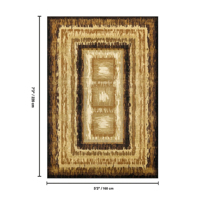 Haus Appeal Ambiance Abstract 5'3'' x 7'3'' Area Rug, Multi