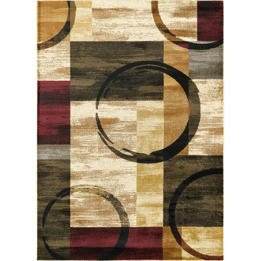 Haus Appeal Ambiance Geometric 5'3'' x 7'3'' Area Rug, Multi - HA-DYN70945-7