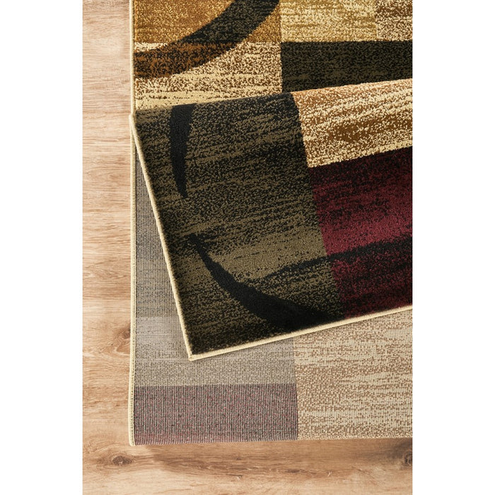 Haus Appeal Ambiance Geometric 7'10" x 10'3" Area Rug, Multi