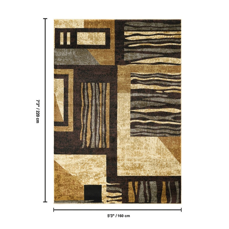 Haus Appeal Ambiance Modern 5'3'' x 7'3'' Area Rug, Multi