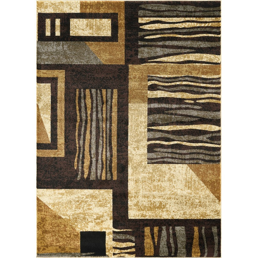 Haus Appeal Ambiance Modern 7'10" x 10'3" Area Rug, Multi - HA-DYN70958-10