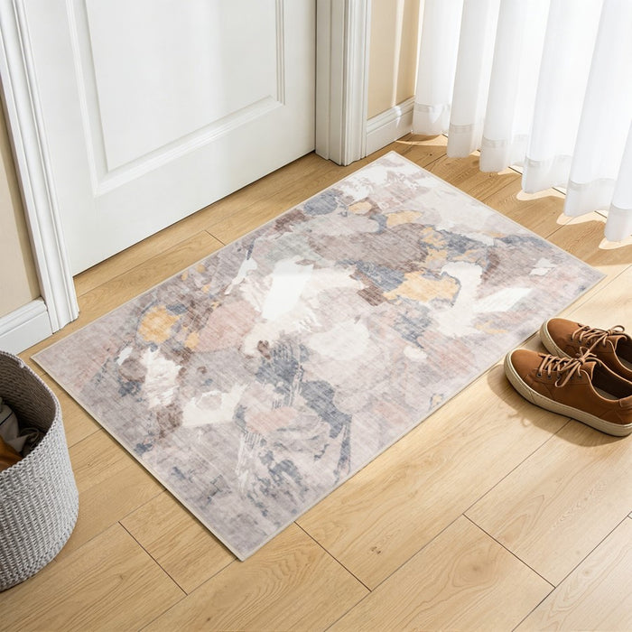 Haus Appeal Designs Hamford 2x3 Multi Accent Rug, Beige - HA-HAM40012-3