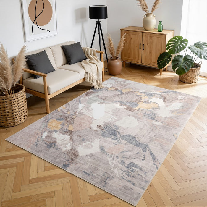 Haus Appeal Hamford 5x7 Multi Area Rug, Beige