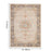 Haus Appeal Hamford 10x14 Medallion Ivory Area Rug