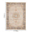 Haus Appeal Hamford Medallion 5x7 Ivory Area Rug