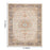 Haus Appeal Hamford Medallion 8x10 Ivory Area Rug