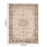 Haus Appeal Hamford Medallion 9x12 Ivory Area Rug