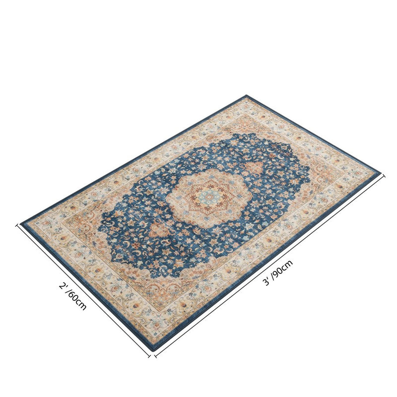 Haus Appeal Hamford Medallion 2x3 Navy Accent Rug