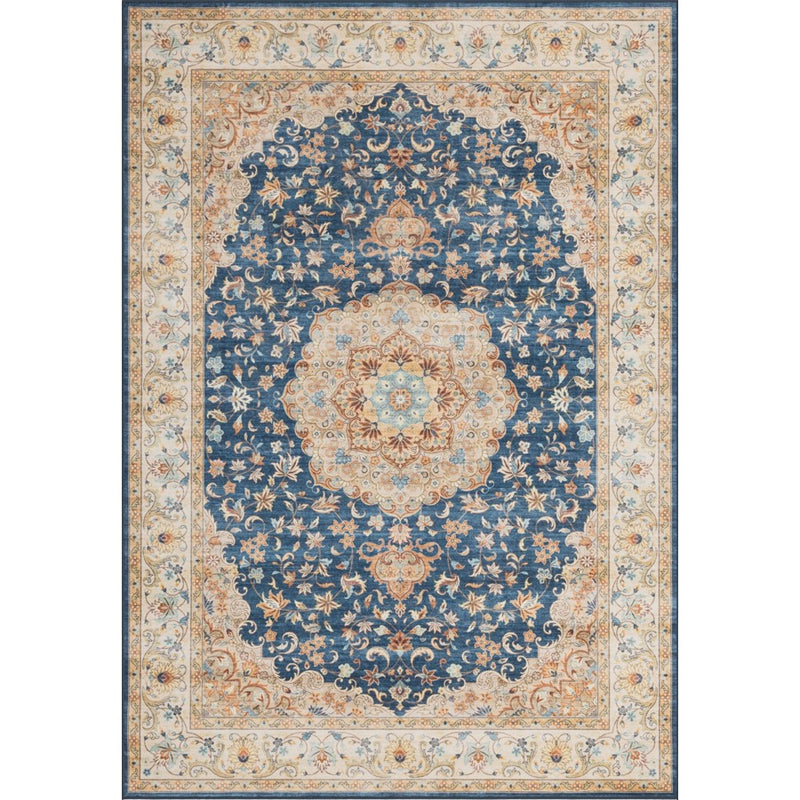 Haus Appeal Designs Hamford Medallion 5x7 Navy Area Rug - HA-HAM40035-7