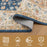 Haus Appeal Hamford Medallion 5x7 Navy Area Rug