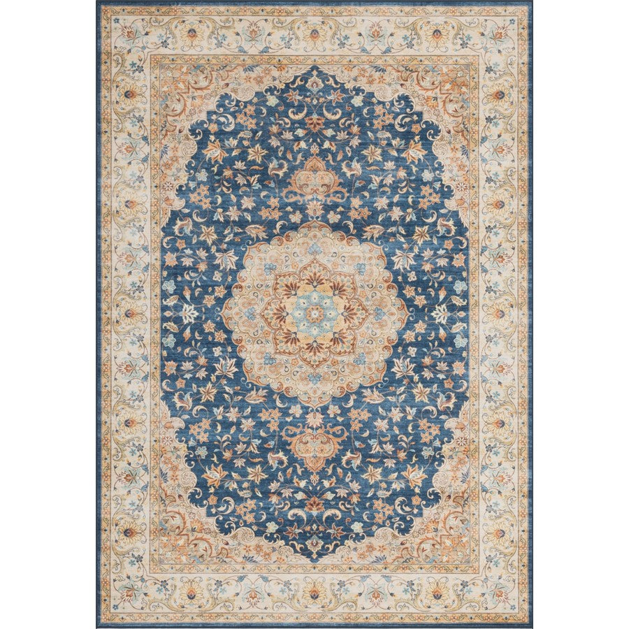 Haus Appeal Designs Hamford Medallion 9x12 Navy Area Rug - HA-HAM40039-12